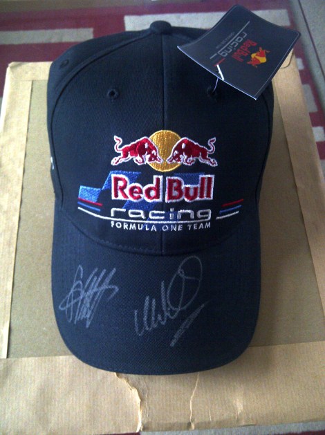 Signed Red Bull cap